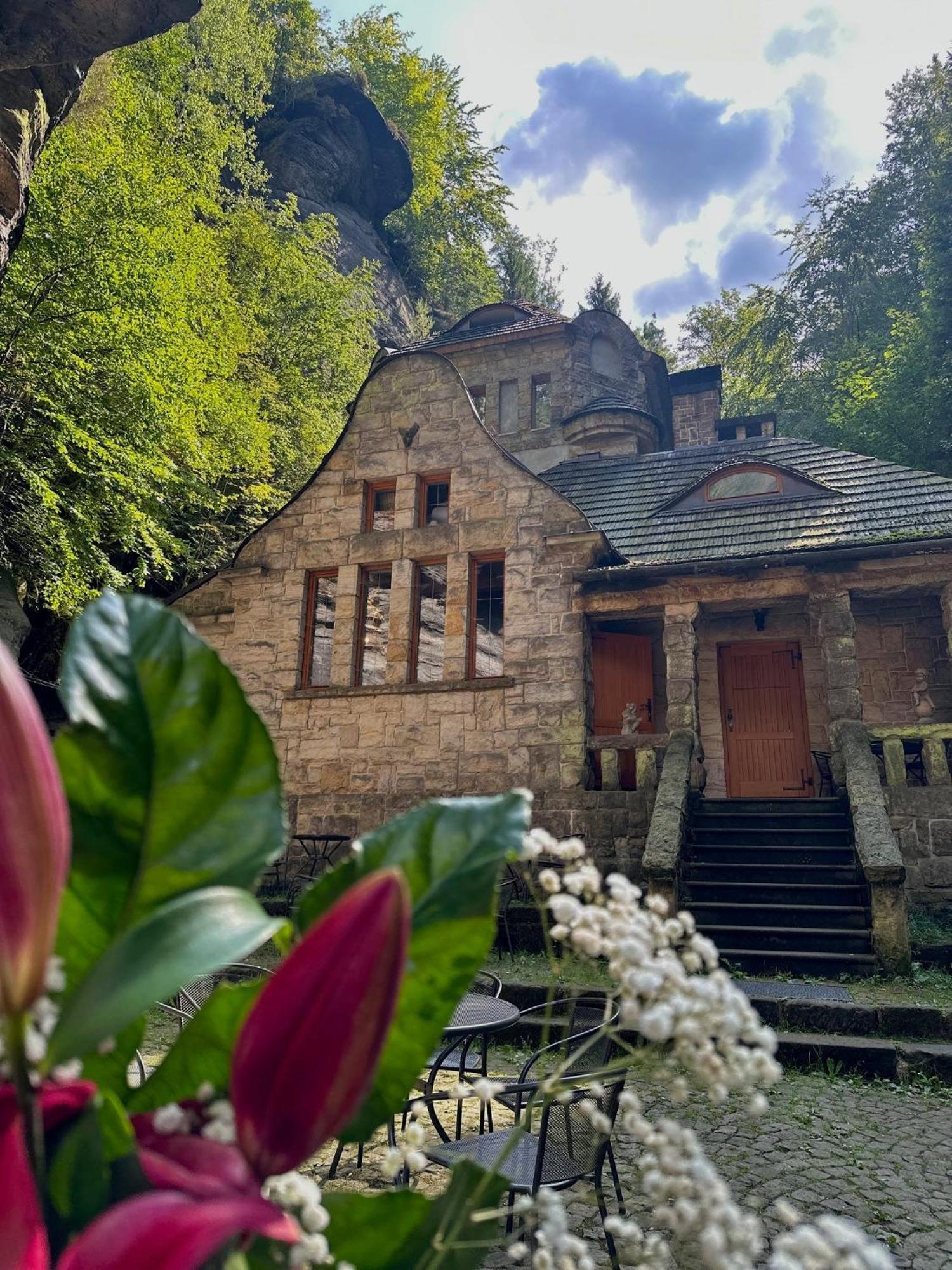 Stara Plynarna Hotell Hřensko Eksteriør bilde